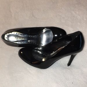 BCBGirl Black Patent Leather Pumps